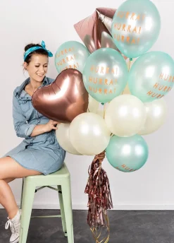 Balony lateksowe HURRA! (5szt.)