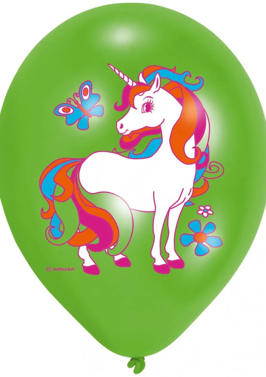 Balony lateksowe MAGICZNY JEDNOROŻEC (6szt.)