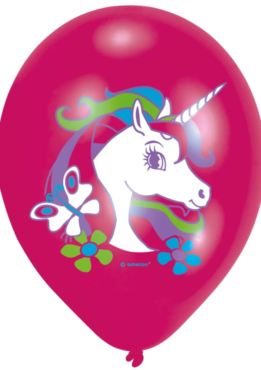 Balony lateksowe MAGICZNY JEDNOROŻEC (6szt.)