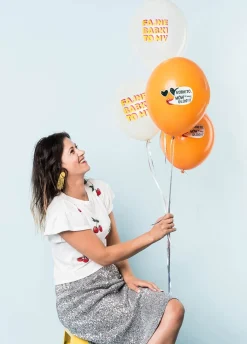 Balony MASZ GŁOS pomarańczowe (5szt.)