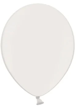 Balony METALIC białe 30cm (10szt.)