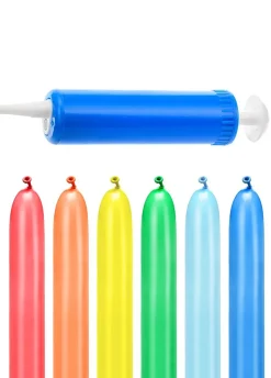 Balony modelinowe z pompką mix (30szt.)