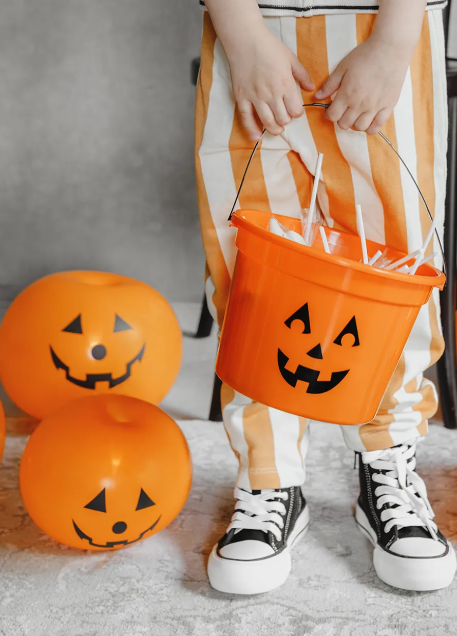 Balony na Halloween LED ŚWIECĄCE DYNIE 25cm (5 szt.)
