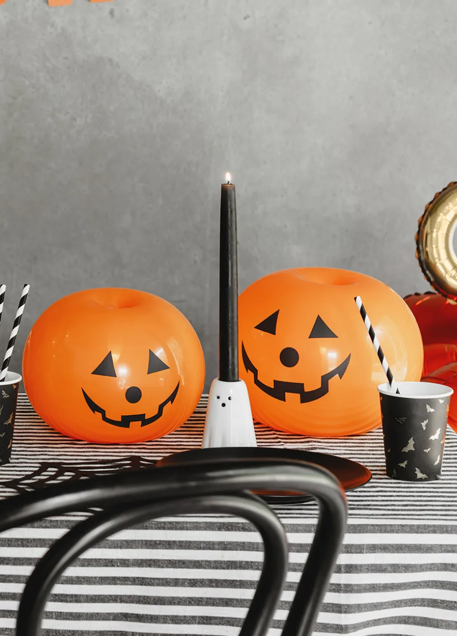 Balony na Halloween LED ŚWIECĄCE DYNIE 25cm (5 szt.)