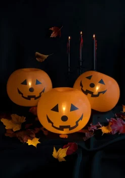 Balony na Halloween LED ŚWIECĄCE DYNIE 25cm (5 szt.)