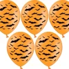 Balony na Halloween NIETOPERZE 30cm (6szt.)