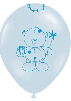 Balony NA ROCZEK dla chłopca niebieskie 30cm (6szt.)