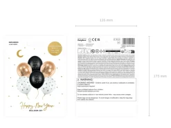 Balony na sylwestra HAPPY NEW YEAR 30 cm