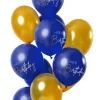 Balony na URODZINY ELEGANT BLUE (12szt.)