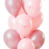 Balony na 30 URODZINY Elegant Blush (12szt.)
