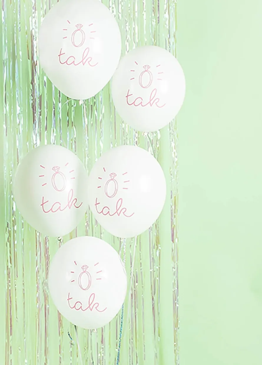 Balony na wieczór panieński PIERŚCIONEK (5szt.)