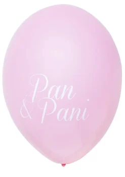 Balony PAN I PANI różowe (5szt.)