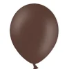 Balony pastelowe BRĄZOWE 12cm (100szt.)