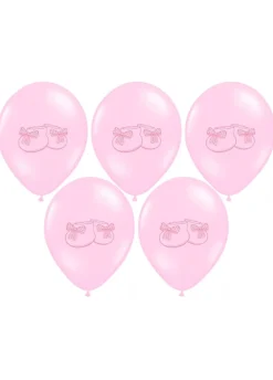 Balony pastelowe BUCIK różowe (6szt.)