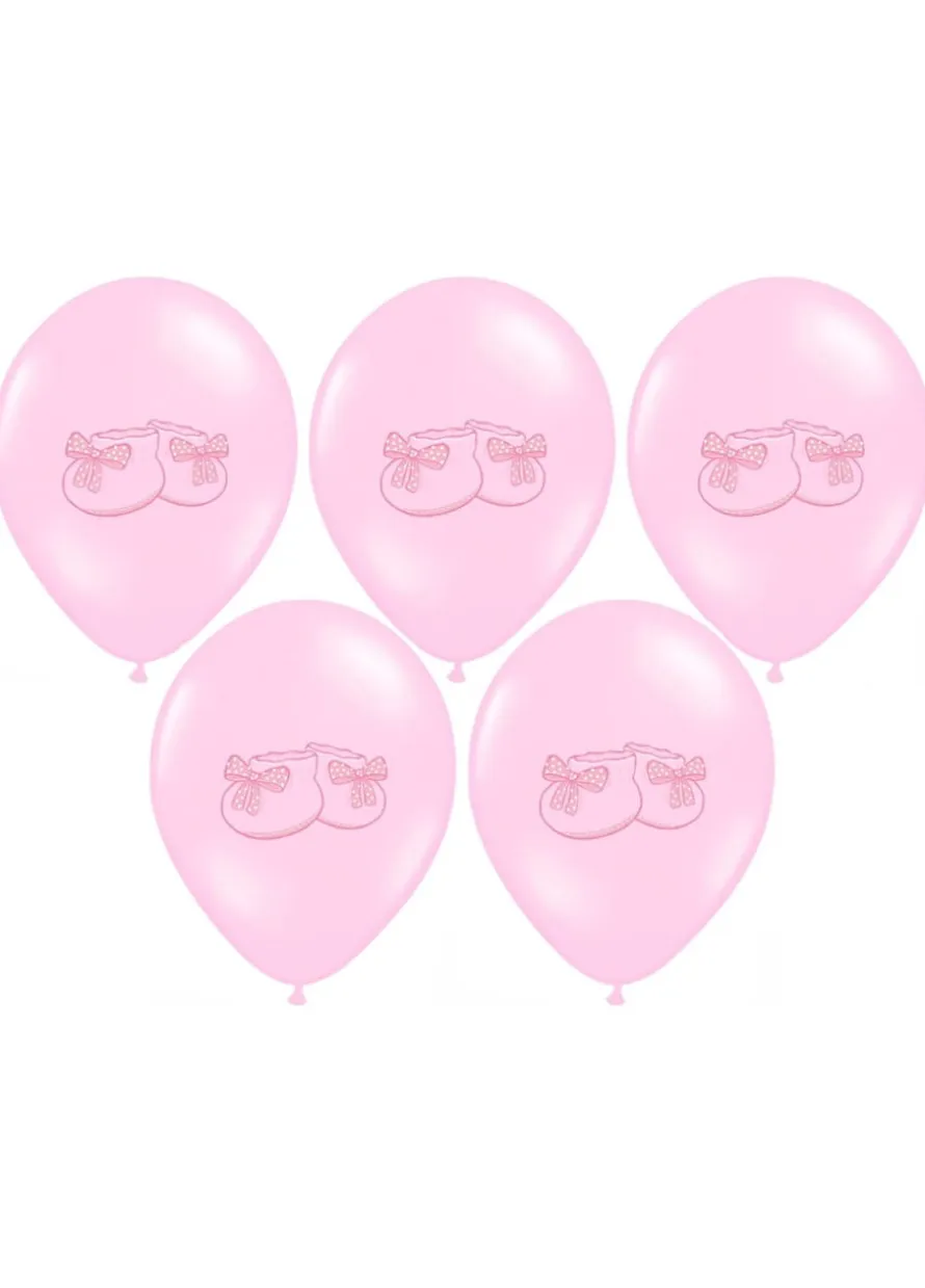 Balony pastelowe BUCIK różowe (6szt.)