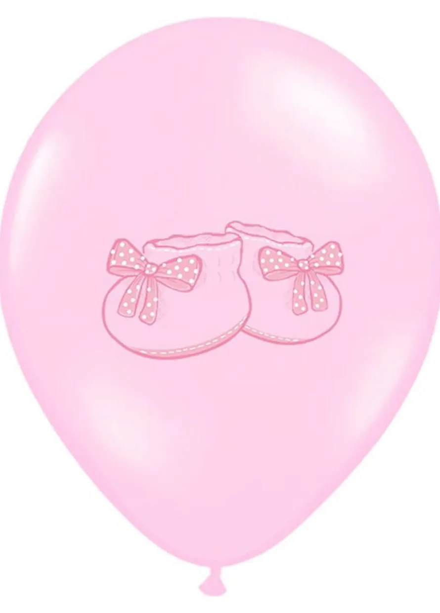 Balony pastelowe BUCIK różowe (6szt.)