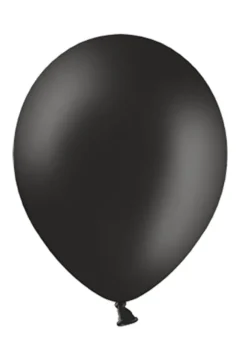 Balony pastelowe CZARNE 23cm (100szt.)