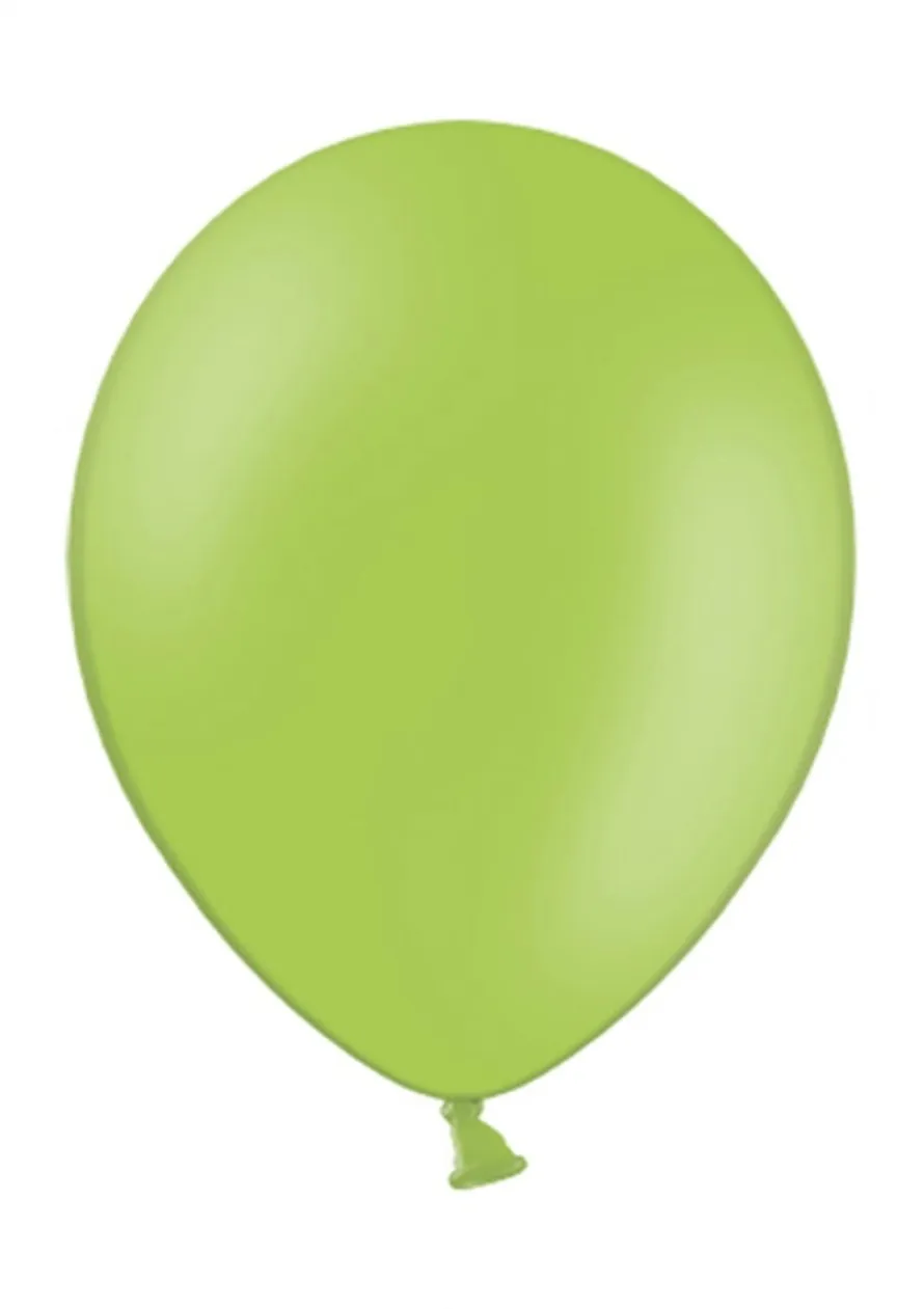 Balony pastelowe JASNOZIELONE 23cm (100szt.)