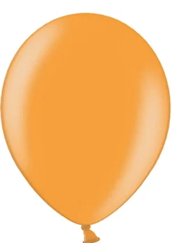 Balony POMARAŃCZOWE metaliczne 30cm (50szt.)