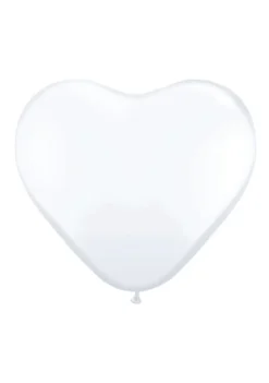 Balony SERCA białe 25cm (100szt.)