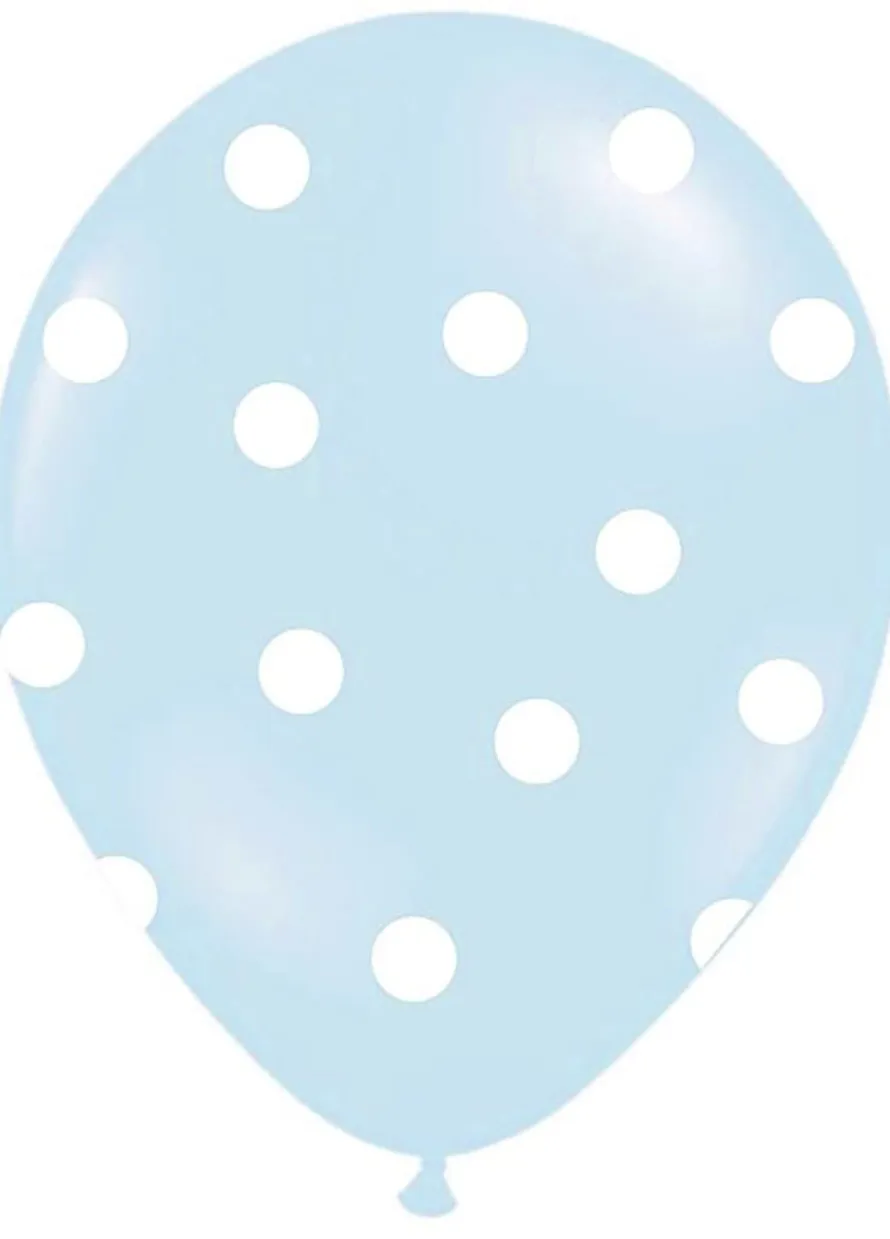 Balony SŁONIK niebieskie 30cm (6szt.)