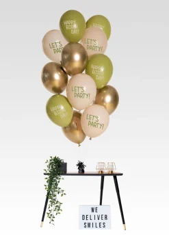 Balony urodzinowe LET'S PARTY (12szt)