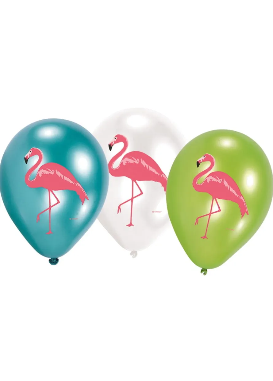 Balony z flamingami FLAMINGO balony hawajskie (6szt.)