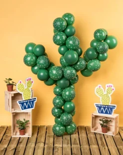 Balony ZIELONE KAKTUSY (5szt.)