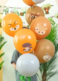 Balony ZWIERZĄTKA LEŚNE (8szt.)
