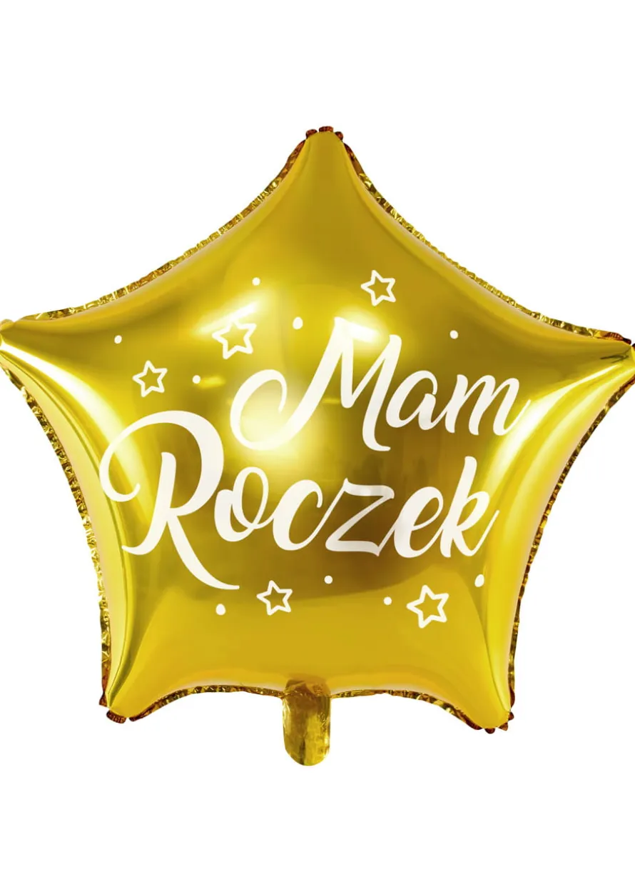 Balon z napisem MAM ROCZEK balon urodzinowy