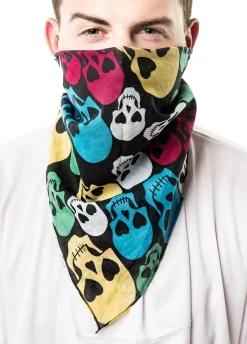 Bandana kolorowe czachy