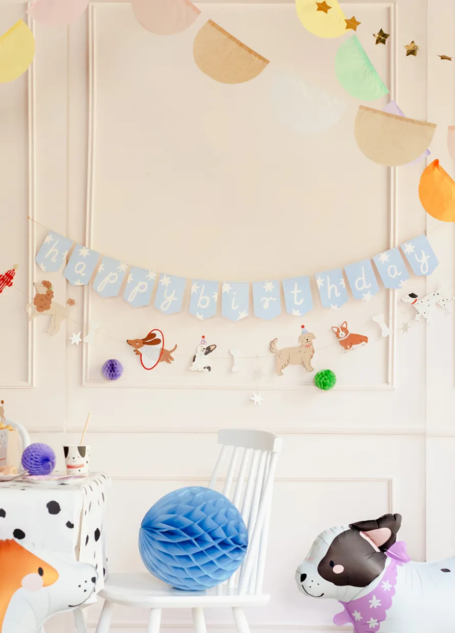 Baner Happy Birthday PIESKI 210 cm