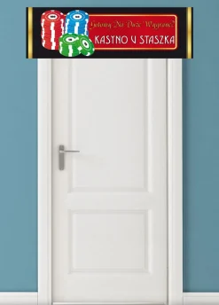 Baner KASYNO 3 -125cm x 38cm