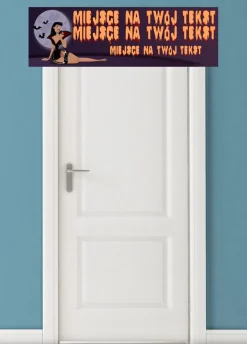 Baner na Halloween 5 - 125cm x 38cm
