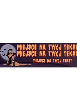 Baner na Halloween 5 - 125cm x 38cm