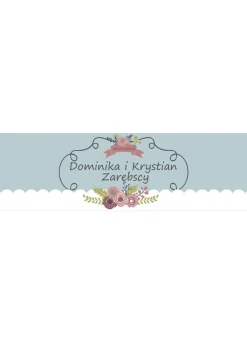 Baner na wesele KWIATY