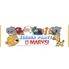 Baner personalizowany ze zwierzątkami ZOO - 125x38cm