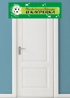 Baner PIŁKA NOŻNA - 100cm x 30cm