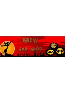 Baner powitalny dekoracja na imprezę HALLOWEEN