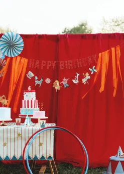 Baner urodzinowy Happy Birthday CYRK (275 cm)