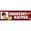Baner ze zdjęciem dziecka PTASZKI - 125cm x 38cm