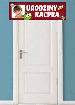 Baner ze zdjęciem dziecka PTASZKI - 125cm x 38cm