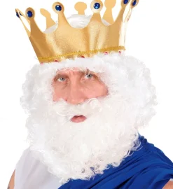 Biała broda i peruka