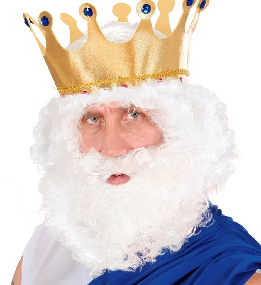 Biała broda i peruka