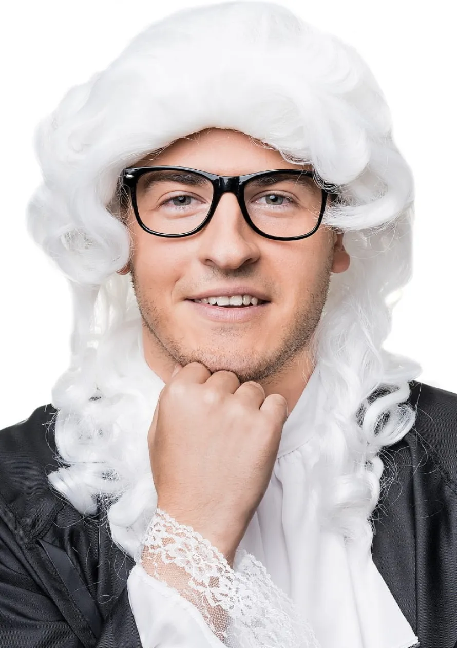 Biała peruka SĘDZIEGO