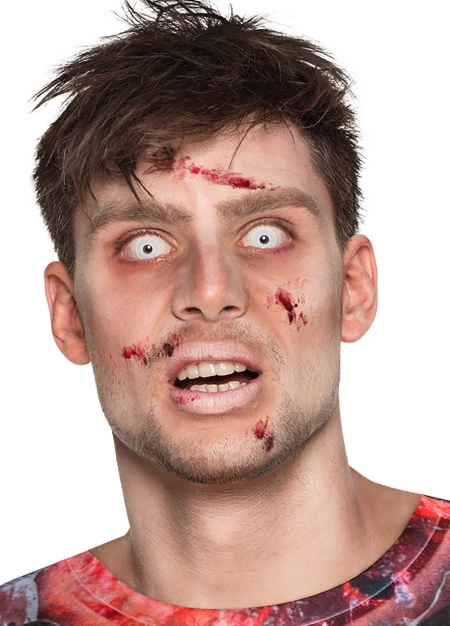 Białe soczewki ZOMBIE