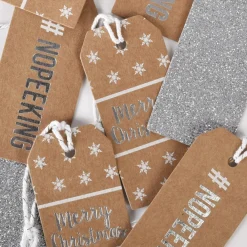 Bileciki świąteczne CHRISTMAS METALLICS (9szt.)