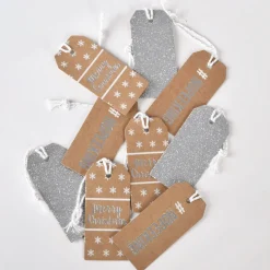 Bileciki świąteczne CHRISTMAS METALLICS (9szt.)