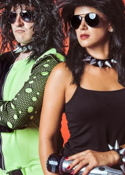 Biżuteria PUNK w stylu lat 80.