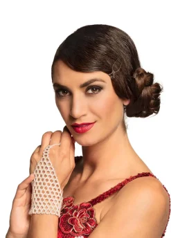 Bransoleta WIELKI GATSBY biała